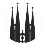 Sagrada Familia Round Stickers