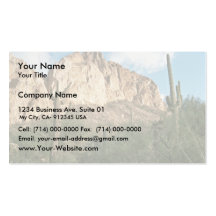 Saguaro Cactus Business Card
