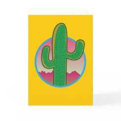 Saguaro Sunset Greeting Card