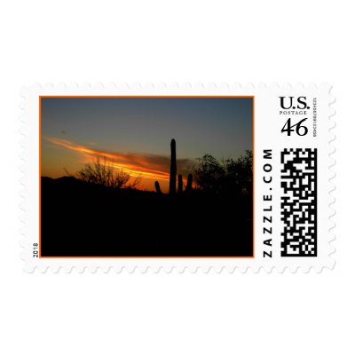 Saguaro Sunset Postage