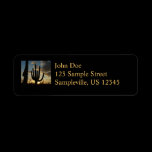 Saguaro Sunset Return Address Label