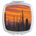 Saguaro, sunset, Saguaro National Park Mirror For Makeup