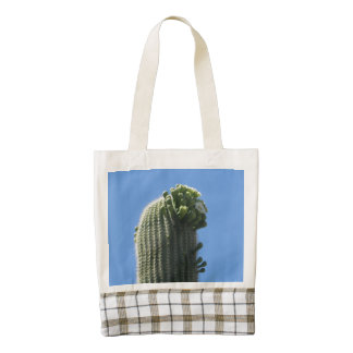 Saguaro Top Flowering Buds Zazzle HEART Tote Bag