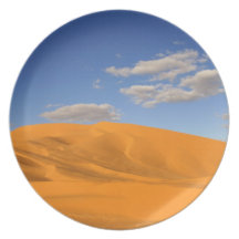 Saharan desert in Morocco Plate