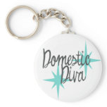 SAHM Diva Mom keychain