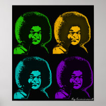 Sai Baba Pop Art Poster