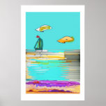 Saiboat Print