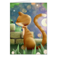 cat & spider card