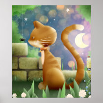 Said the cat to the spider ... poster print