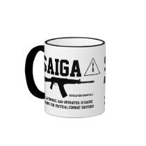 Saiga 12 Tactical Combat Shotgun Coffee Mug