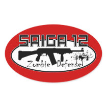 Saiga 12 - Zombie Defense Sticker