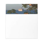 Sail Away at Sunset I Cruise Vacation Photography Note Pad