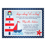 Sail Away Sailboat Baby Shower Invite