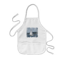 Sail Boat Bubbles Children's Apron