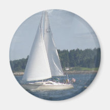 Sail Boat Bubbles Magnet