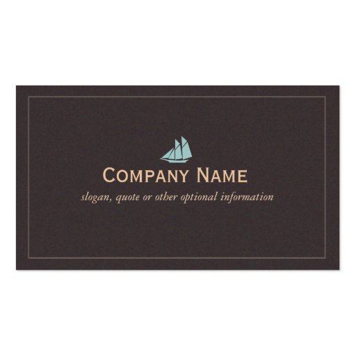 Sail Boat Business Card