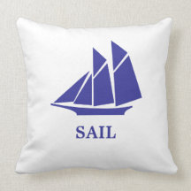 SAIL BOAT PILLOW