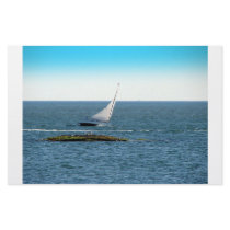 Sail boat stationery
