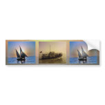 Sail Boats -  Adventures of Life Bumper Sticker