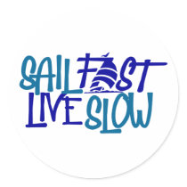Sail Fast button stickers by ascension Sail Fast button stickers