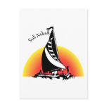 Sail Naked Postcard