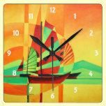 Sail to Shore wall clocks