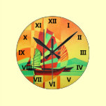 Sail to Shore wall clocks
