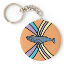 sail with whales. keychains