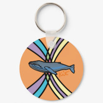 sail with whales. keychains