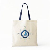 Sailboat And Compass Rose