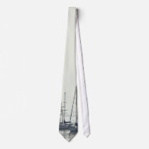 Sailboat at Anchor Art Tie