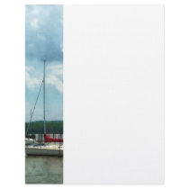 Sailboat at Dock Cold Springs NY Letterhead Design