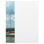 Sailboat at Dock Cold Springs NY Letterhead Design