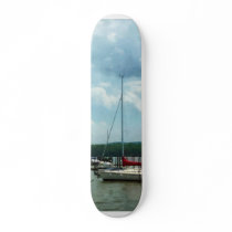 Sailboat at Dock Cold Springs NY Skateboards