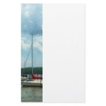 Sailboat at Dock Cold Springs NY Custom Stationery