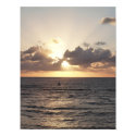 Sailboat at sunset posters