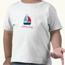 Sailboat Birthday Boy T-Shirt t-shirts