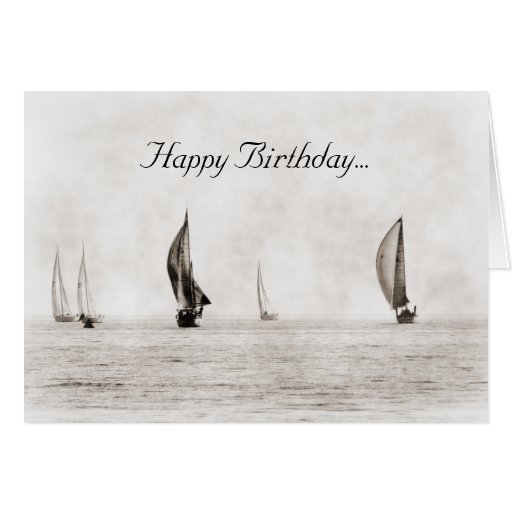 Sailboat Birthday Card | Zazzle