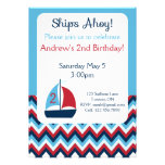 Sailboat Birthday Invitation
