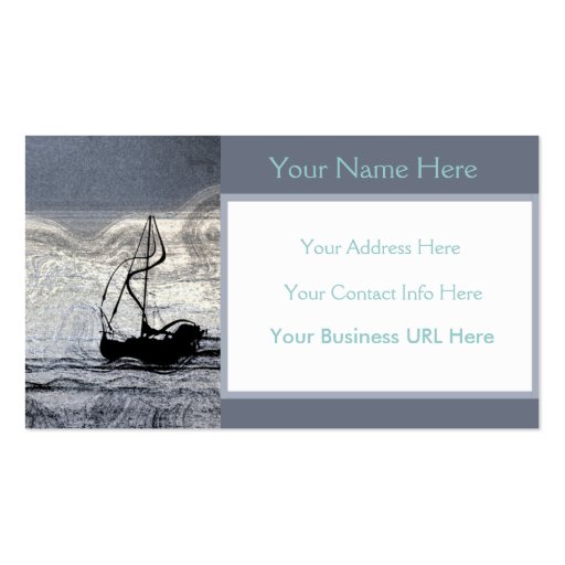 Sailboat Business Card