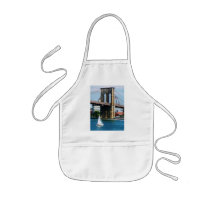 Sailboat by the Brooklyn Bridge Aprons