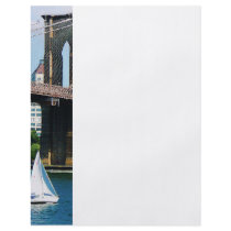 Sailboat by the Brooklyn Bridge Flyer