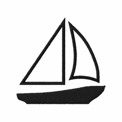 Sailboat-Embroidered Men's T Shirt Sailboat-Embroidered Men's T Shirt