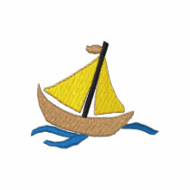 Sailboat embroidered shirts