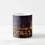 Sailboat Harbor at Night Coffee Mug