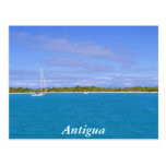 sailboat in Antigua Post Card
