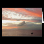 Sailboat in Sunset Card