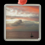 Sailboat in Sunset Ornament