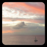Sailboat in Sunset Sticker