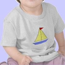 Sailboat - Infant t-shirt t-shirts